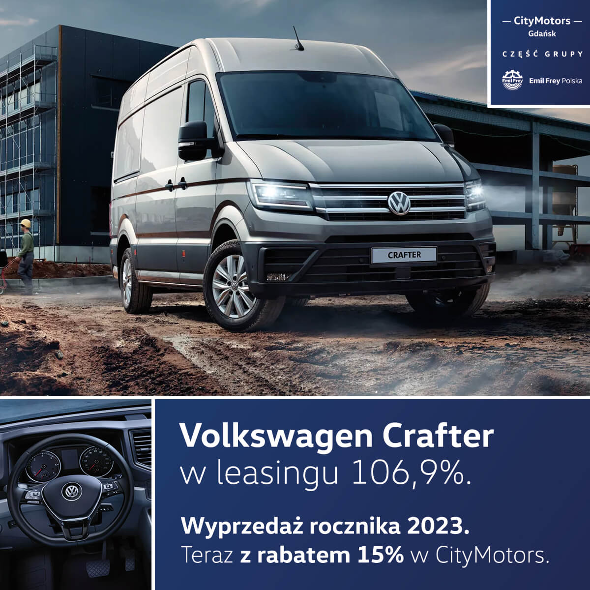 Crafter - leasing 106.9%