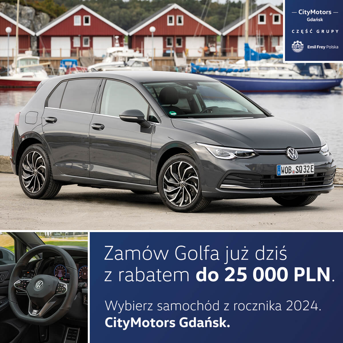 Golf z rocznika 2024 z rabatem do 25 000 PLN