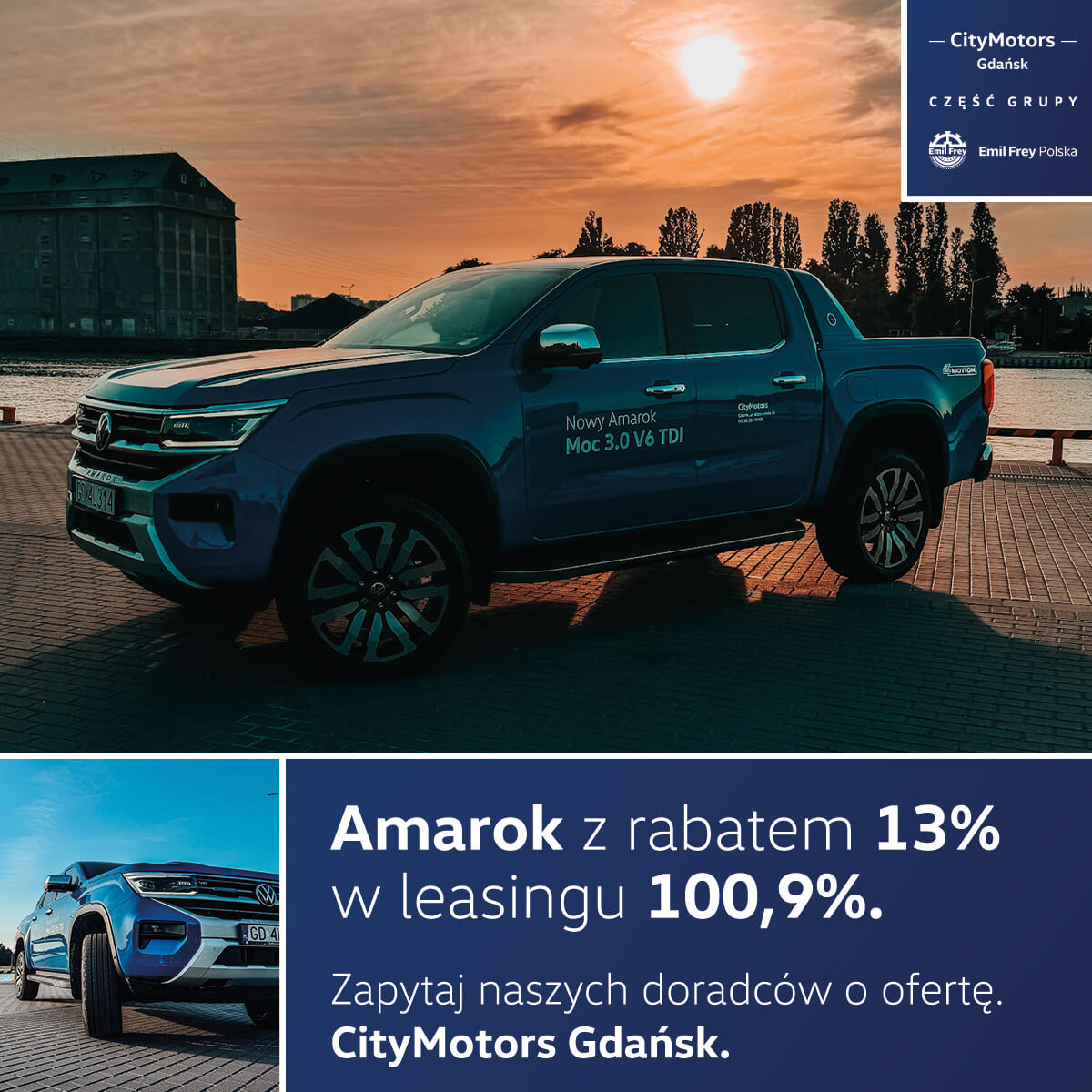 Nowy Volkswagen Amarok z rabatem 13%