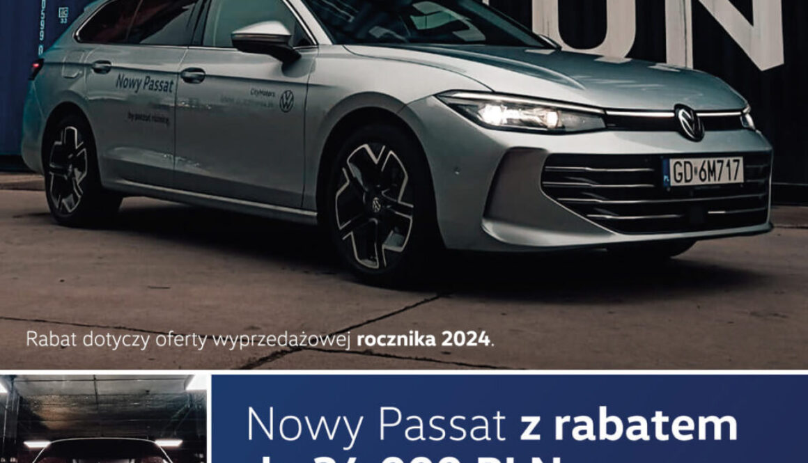 Nowy Passat z rabatem 34 000 PLN