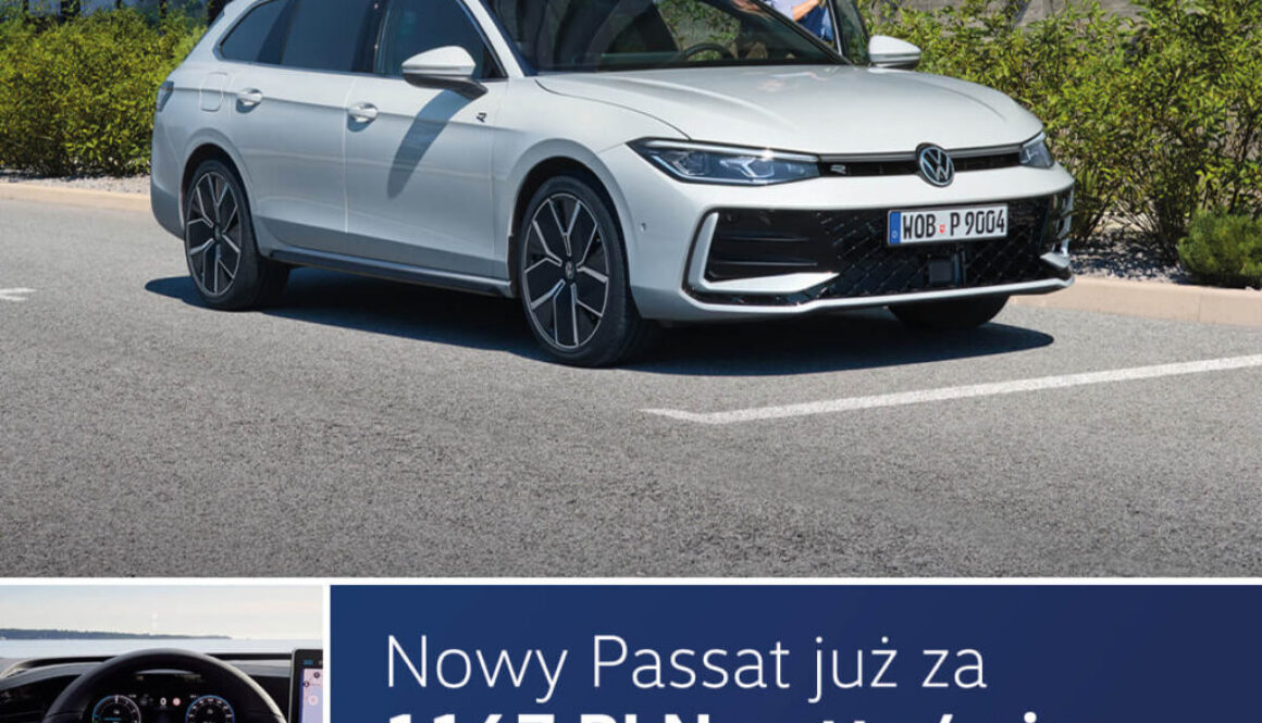 Passat już za 1167 PLN netto_mies. - leasing