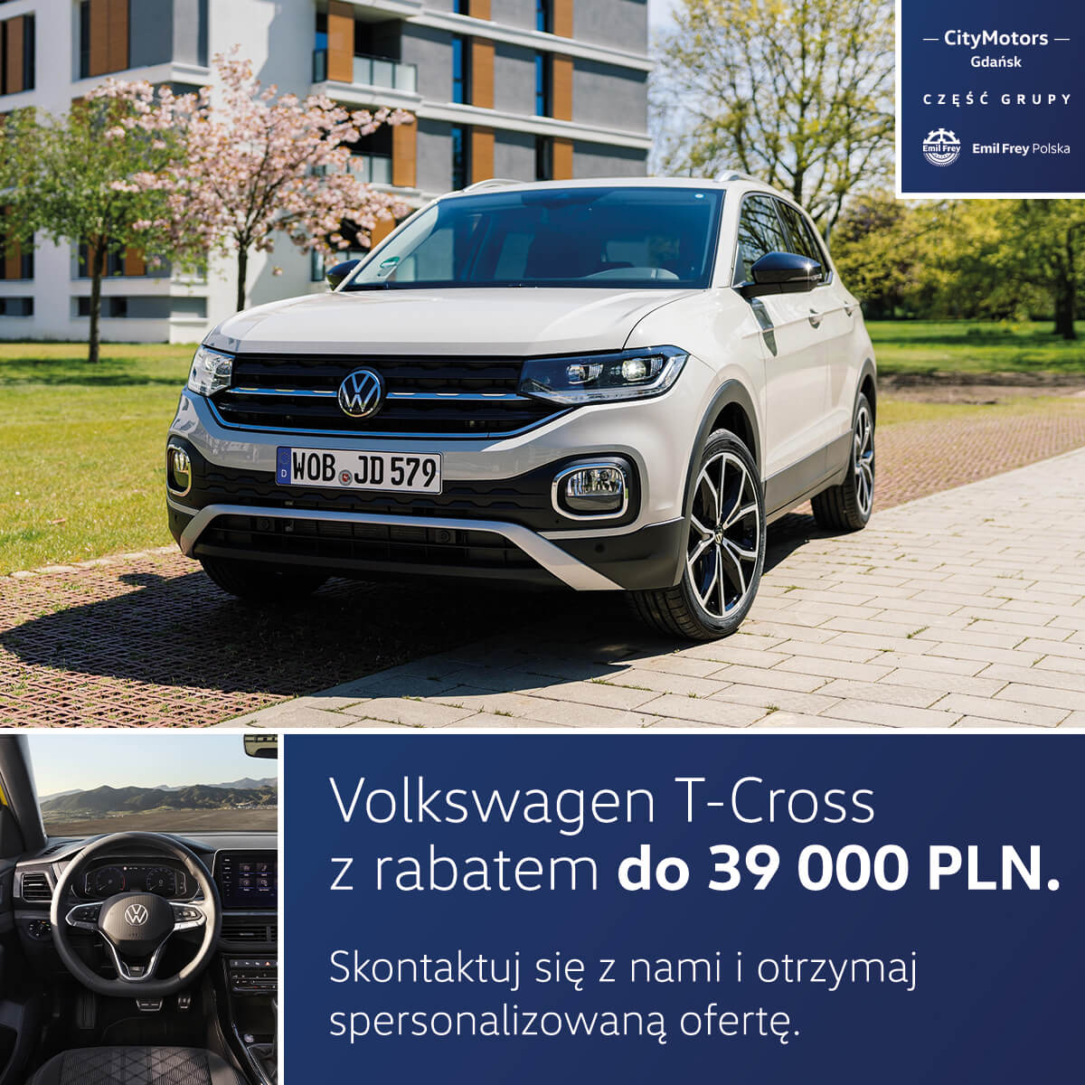 Volkswagen T-Cross z rabatem do 39 000 PLN