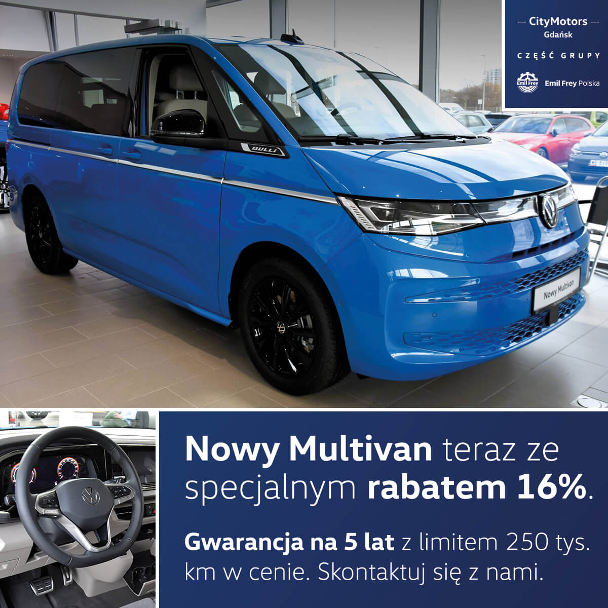 Nowy Multivan z rabatem 16%