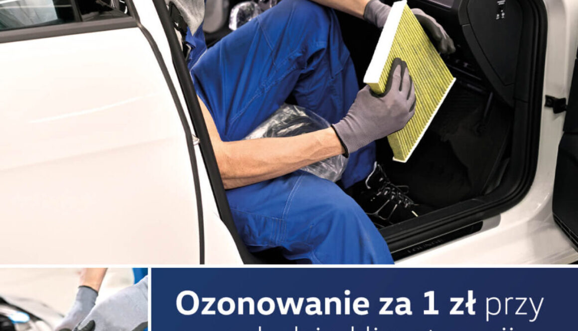 Ozonowanie za 1 PLN przy przeglądzie klimatyzacji